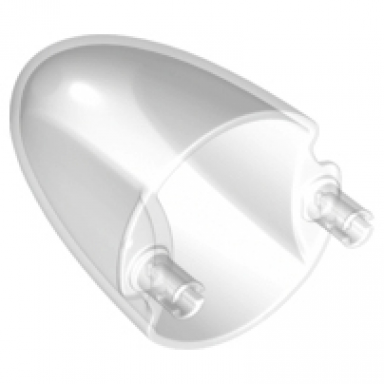 trans-clear windscreen 4 x 4 x 5 cone with pins