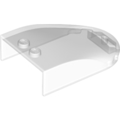 trans-clear windscreen 6 x 4 x 1 1 3 canopy straight sides