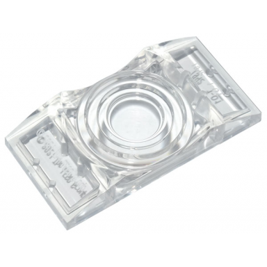 trans-clear electric light slope curved 4 x 2 x 2 3 double with fresnel lens