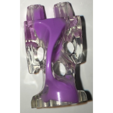 lower body ghost with marbled lavender pattern