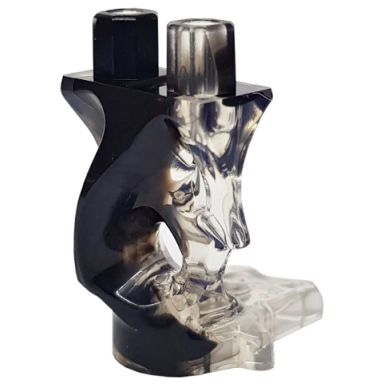 lower body ghost with marbled black pattern