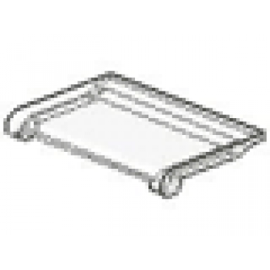 trans-clear glass for hinge car roof 4 x 4 sunroof without ridges