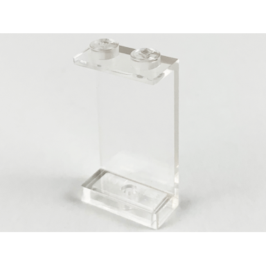 trans-clear panel 1 x 2 x 3 - solid studs
