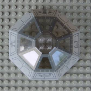 trans-clear windscreen 10 x 10 x 4 canopy octagonal with tie advanced pattern