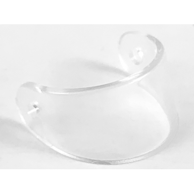 trans-clear technic figure accessory helmet visor