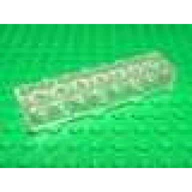 trans-clear brick 2 x 8