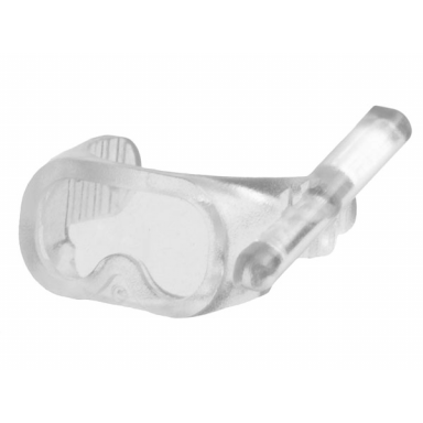 trans-clear minifigure visor scuba diver mask