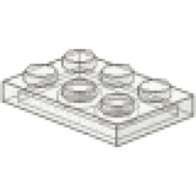 trans-clear plate 2 x 3