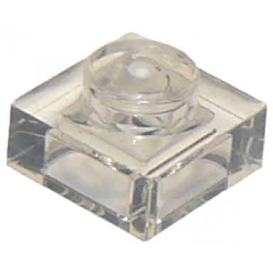 trans-clear plate 1 x 1