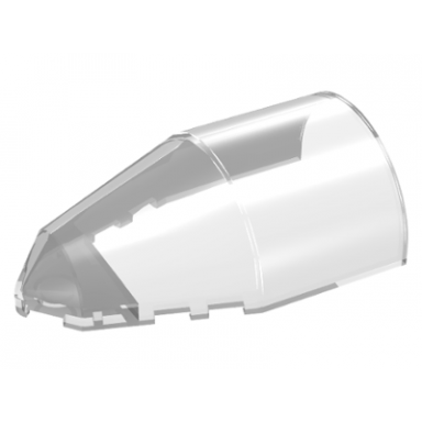 trans-clear windscreen 7 x 4 x 2 round
