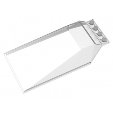 trans-clear windscreen 12 x 6 x 2