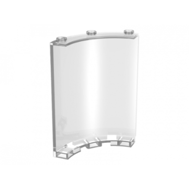 trans-clear cylinder quarter 4 x 4 x 6