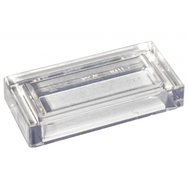 trans-clear tile 1 x 2