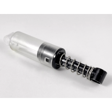 trans-clear technic shock absorber 10l damped - soft spring 6 to 7 coils