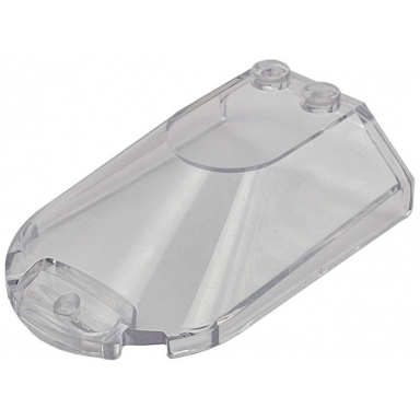 trans-clear windscreen 6 x 4 x 1 1 3 canopy sloped sides