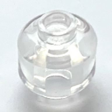 trans-clear minifigure head plain