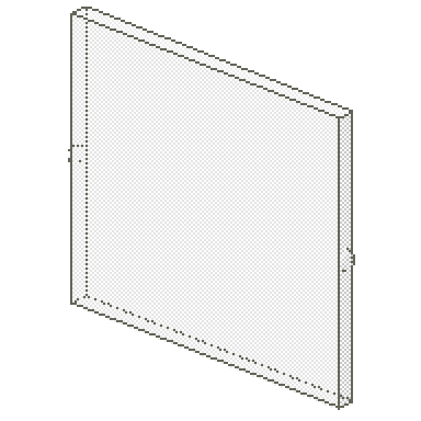 trans-clear glass for window 1 x 4 x 3