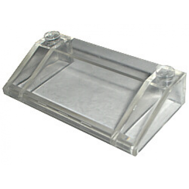 trans-clear slope 33 3 x 6 with inner walls