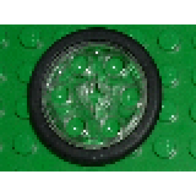 trans-clear technic wedge belt wheel pulley with black technic wedge belt wheel tire 4185 2815