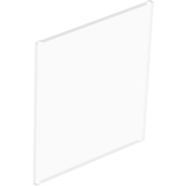 trans-clear glass for window 1 x 6 x 6 flat front