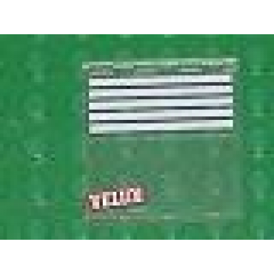 trans-clear glass for window 4 x 4 x 3 roof with 5 white stripes and velux logo pattern stickers - set 1854