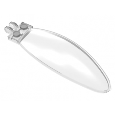 trans-clear windscreen 9 x 3 x 1 2 3 bubble canopy
