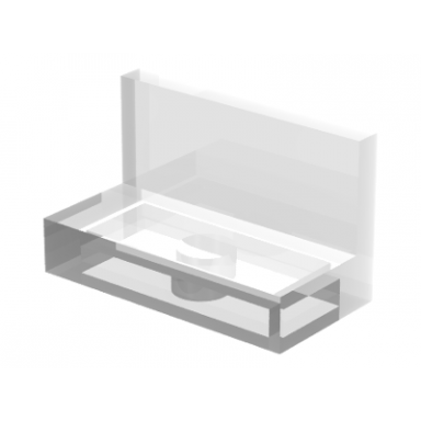 trans-clear panel 1 x 2 x 1