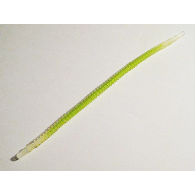 trans-clear hose flexible ribbed with 8mm ends 19l 15.2cm with molded lime center pattern
