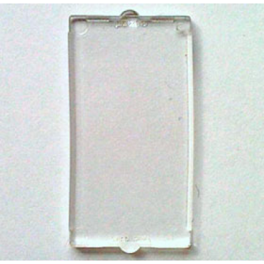 trans-clear glass for window 1 x 2 x 3 flat front