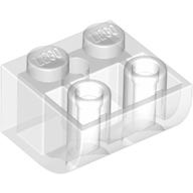 trans-clear slope curved 2 x 2 inverted