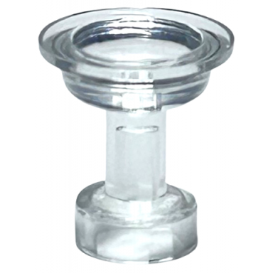trans-clear minifigure utensil sherbet sundae dish cocktail glass