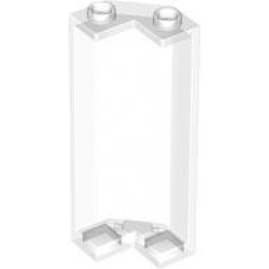 trans-clear panel 2 x 2 x 5 corner wall