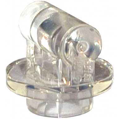 trans-clear plate round 1 x 1 with bar handle on long stem