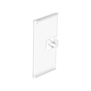 trans-clear door 1 x 3 x 6 with stud handle