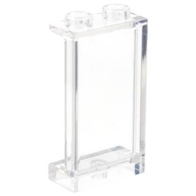 trans-clear panel 1 x 2 x 3 with side supports - hollow studs