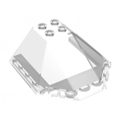 trans-clear windscreen 6 x 6 x 2 canopy