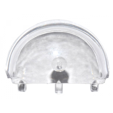 trans-clear minifigure spacesuit rear quarter visor with pegs buzz lightyear