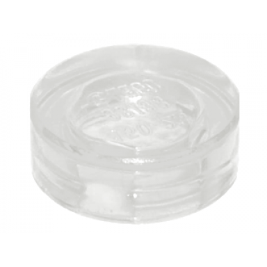 trans-clear tile round 1 x 1
