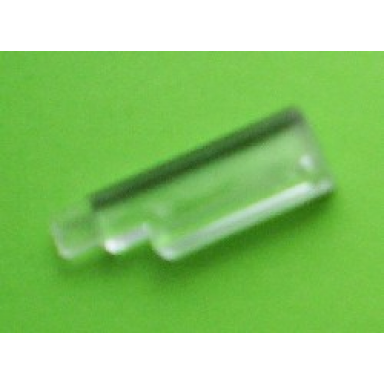 trans-clear garage door counterweight without hinge pin