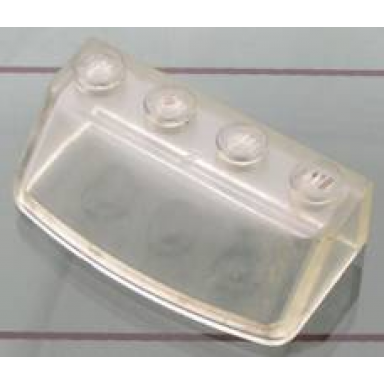 trans-clear windscreen 2 x 4 x 1 curved front