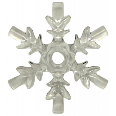 trans-clear rock 4 x 4 crystal ice snowflake