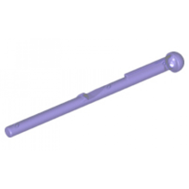 trans-purple projectile arrow bar 8l with round end spring shooter dart
