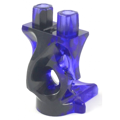 trans-purple lower body ghost with marbled black pattern