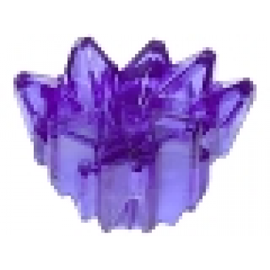 trans-purple bionicle armor crystal cluster