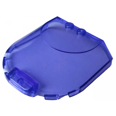 trans-purple windscreen 6 x 6 x 1 1 3 curved