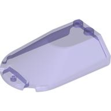 trans-purple windscreen 6 x 4 x 1 1 3 canopy sloped sides