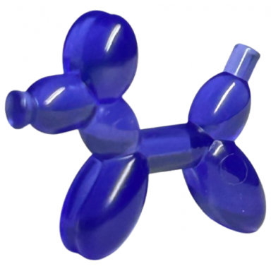 trans-purple minifigure utensil balloon dog