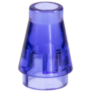 trans-purple cone 1 x 1