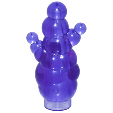 trans-purple column of bubbles