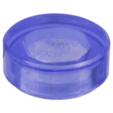 trans-purple tile round 1 x 1